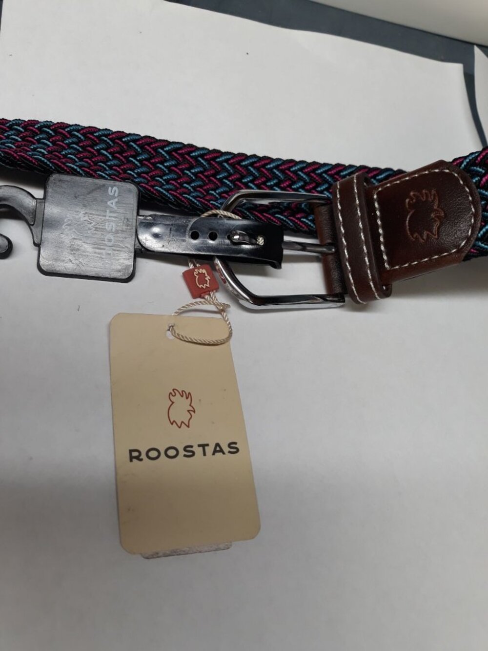 Roostas Leather Belt Multi-Colored S NEW WITH TAGS!